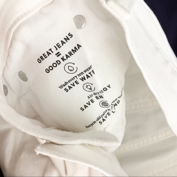 J. Crew Toothpick White Skinny Leg Denim Jeans 28 - Picture 7 of 10